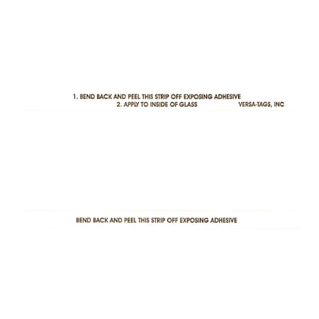 Asp StockNo MiniSigns(Plain), 6"X3", 250 Perbx(Form #650, 610, 610N):Yellow Pk 431